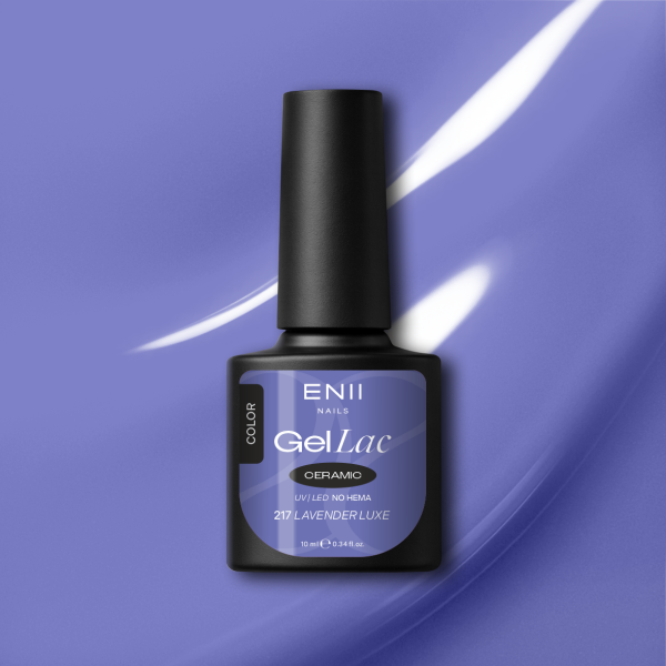Gel lak Ceramic 217 Lavender Luxe - gelový lak bez HEMA, 10 ml