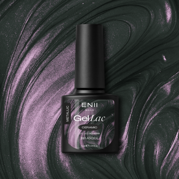 Gel lak Ceramic 261 Agora - gelový lak bez HEMA, 10 ml