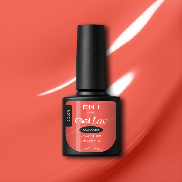 Gel lak Ceramic 275 Comedy - gelový lak bez HEMA, 10 ml
