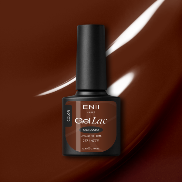Gel lak Ceramic 277 Latte - gelový lak bez HEMA, 10 ml