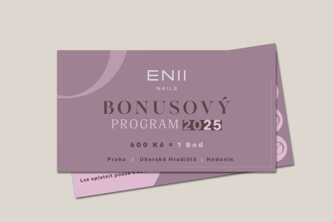 ENII Nails Bonusový Program prodejny 2025