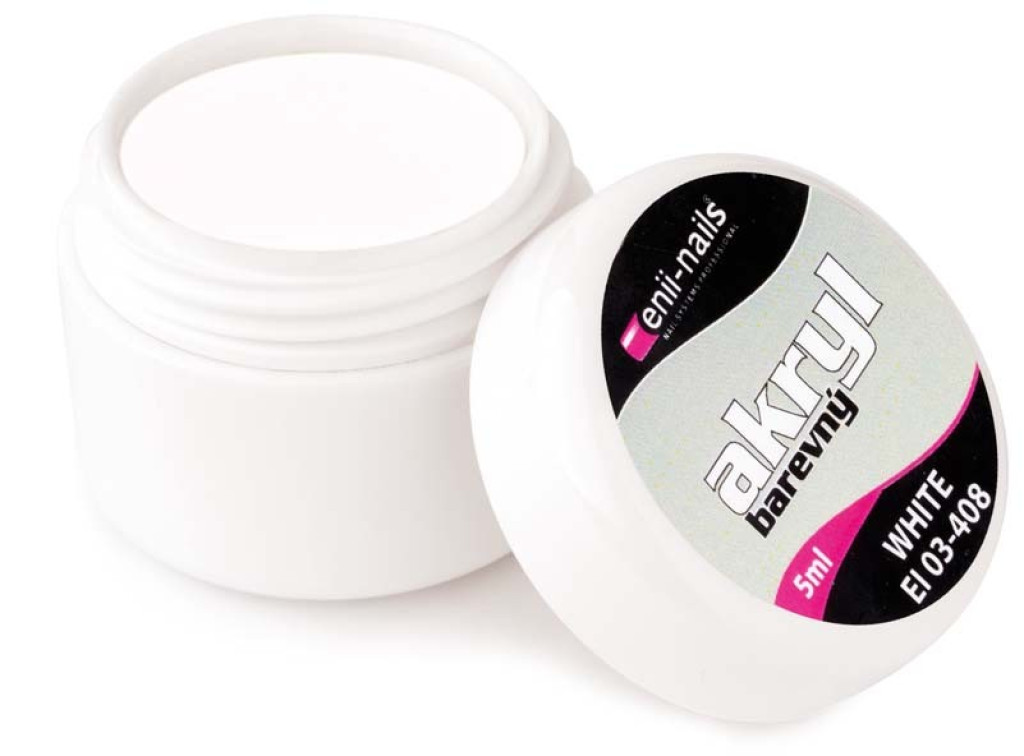 Barevný akryl - White 5 ml