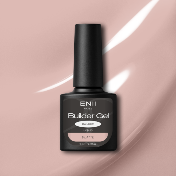 Builder Gel v lahvičce Latte HEMA & TPO free 008