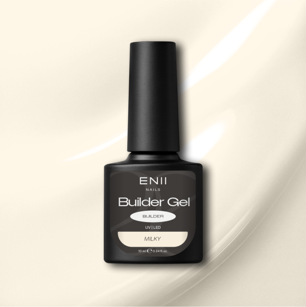Builder Gel v lahvičce Milky HEMA & TPO free 002