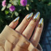 Chrome Liquid 4 - Tekutý chromový prášek, zlato zelená aurora 8 ml