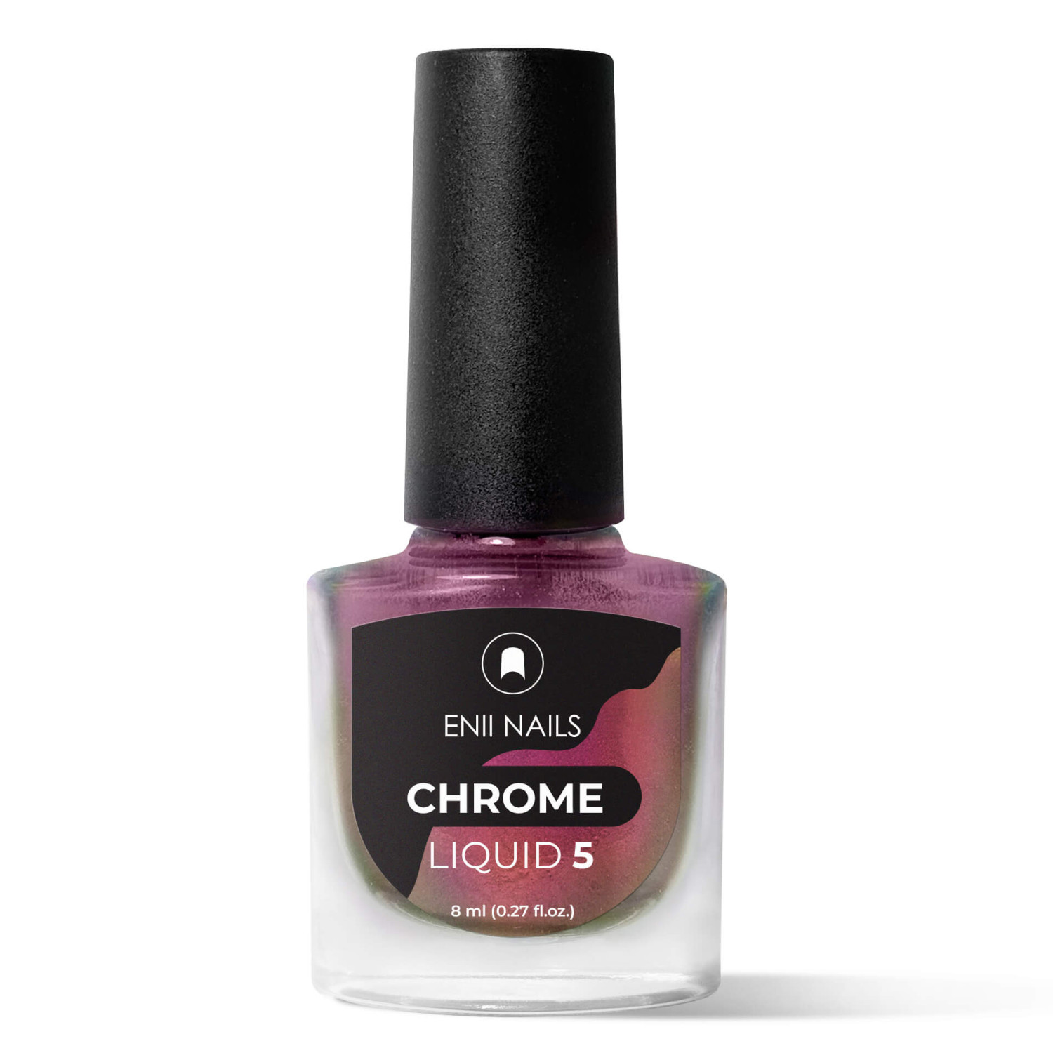 Chrome Liquid 5 - Tekutý chromový prášek, magentová aurora 8 ml