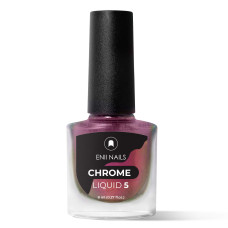Chrome Liquid 5 - Tekutý chromový prášek, magentová aurora 8 ml