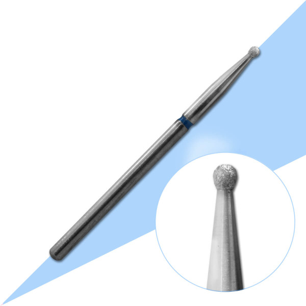 Diamantová fréza kulička 1,8 mm - střední hrubost