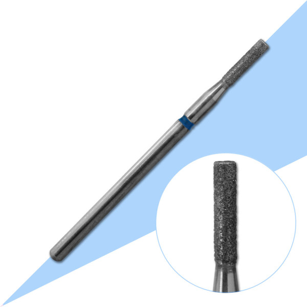 Diamantová fréza válec 2 mm - modrá