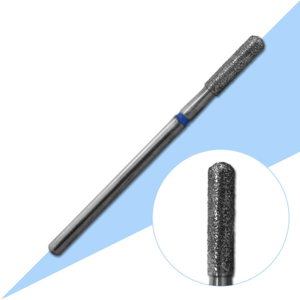 Diamantová fréza válec zaoblený 2,8 mm - střední hrubost