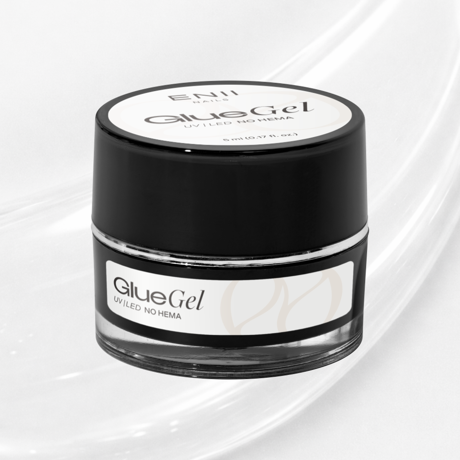 ENII Glue Gel NO HEMA - Profesionální gelové lepidlo na tipy UV/LED v kelímku 5 ml