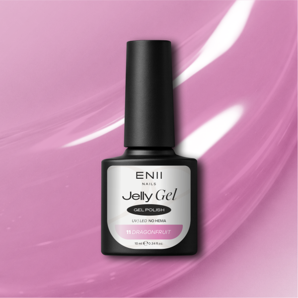 ENII Jelly Gel 11 Dragonfruit 10 ml - průsvitný gel lak UV/LED NO HEMA