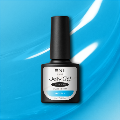 ENII Jelly Gel 14 Ocean 10 ml - průsvitný gel lak UV/LED NO HEMA