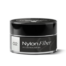 ENII Nylon Fiber Gel 02 Clear - stavební UV LED gel, 15 ml