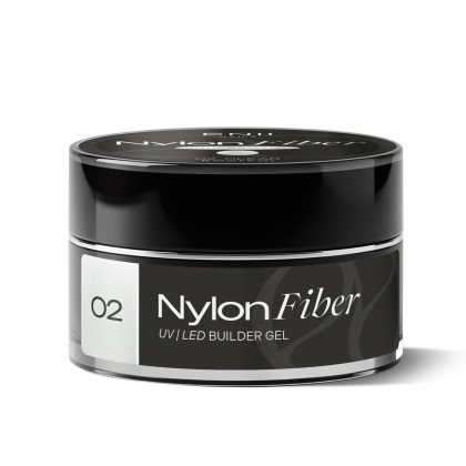 ENII Nylon Fiber Gel 02 Clear - stavební UV LED gel, 15 ml