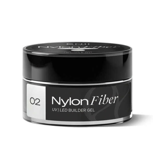 ENII Nylon Fiber Gel 02 Clear - stavební UV LED gel, 5 ml