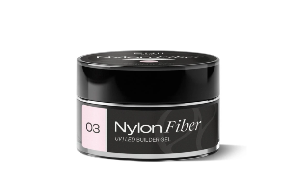 ENII Nylon Fiber Gel 03 Milky Pink - stavební UV LED gel, 40 ml