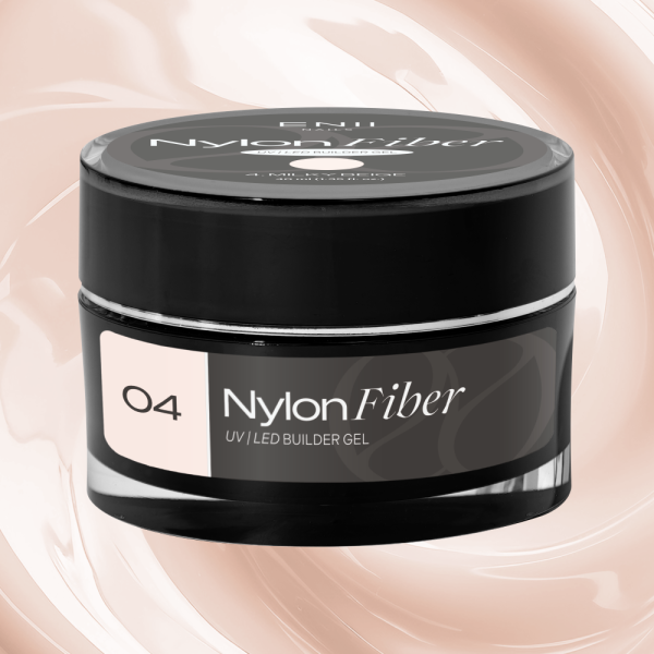 ENII Nylon Fiber Gel 04 Milky Beige - stavební UV LED gel, 40 ml
