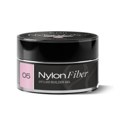 ENII Nylon Fiber Gel 05 Rose - stavební UV LED gel, 15 ml