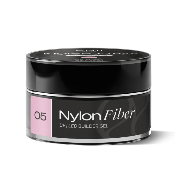 ENII Nylon Fiber Gel 05 Rosy - stavební UV LED gel, 5 ml
