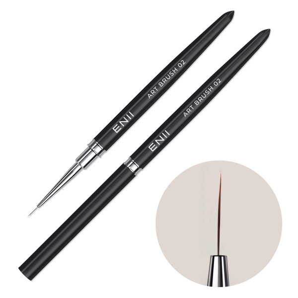 ENII Štětec zdobící Liner 02, délka 9 mm