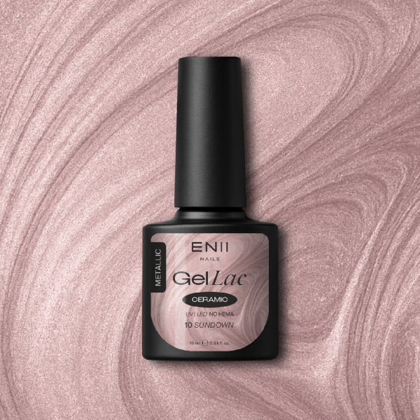 Gel lak Ceramic 10 Sundown - gelový lak bez HEMA, 10 ml
