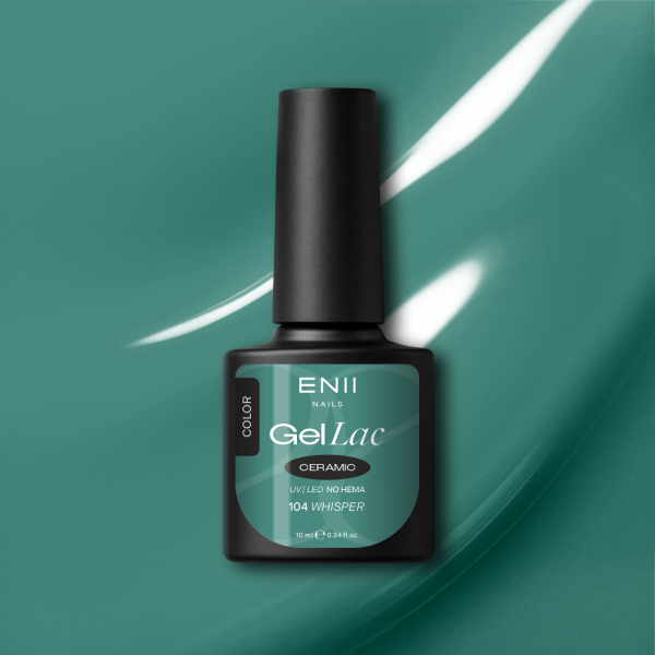 Gel lak Ceramic 104 Whisper - gelový lak bez HEMA, 10 ml