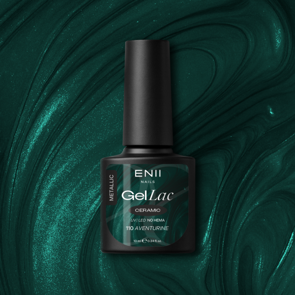 Gel lak Ceramic 110 Aventurine - gelový lak bez HEMA, 10 ml