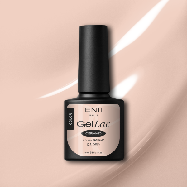 Gel lak Ceramic 123 Dew - gelový lak bez HEMA, 10 ml