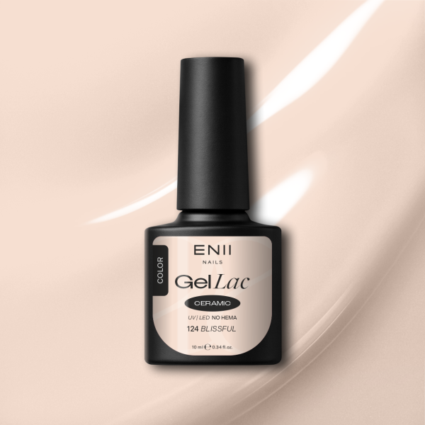Gel lak Ceramic 124 Blissful - gelový lak bez HEMA, 10 ml