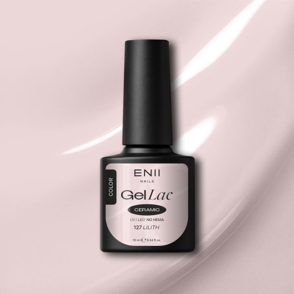 Gel lak Ceramic 127 Lilith - gelový lak bez HEMA, 10 ml