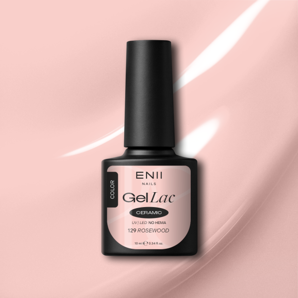 Gel lak Ceramic 129 Rosewood - gelový lak bez HEMA, 10 ml