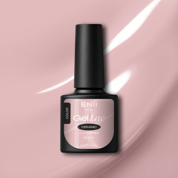 Gel lak Ceramic 13 Silk - gelový lak bez HEMA, 10 ml
