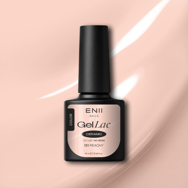 Gel lak Ceramic 131 Peachy - gelový lak bez HEMA, 10 ml