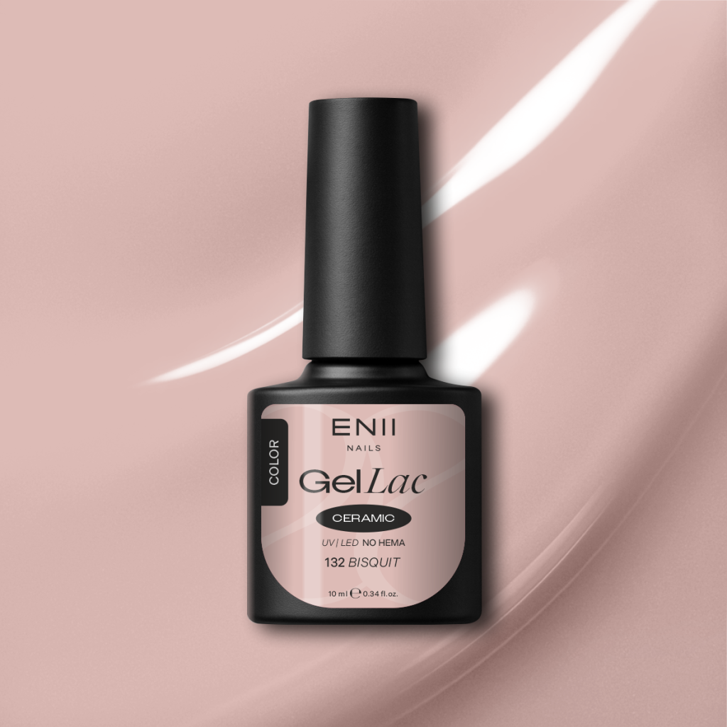 Gel lak Ceramic 132 Bisquit - gelový lak bez HEMA, 10 ml