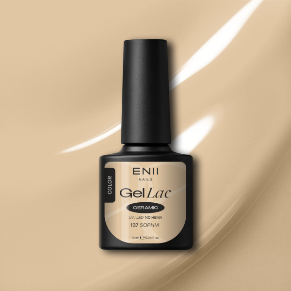 Gel lak Ceramic 137 Sophia - gelový lak bez HEMA, 10 ml