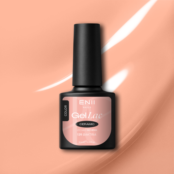 Gel lak Ceramic 139 Baktria - gelový lak bez HEMA, 10 ml