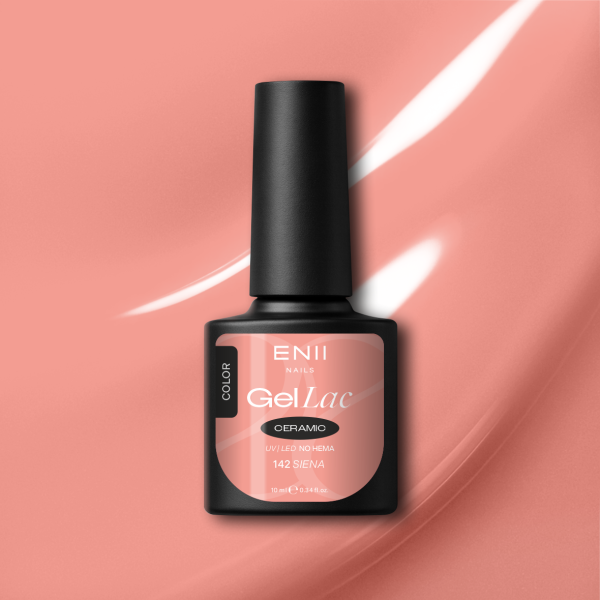 Gel lak Ceramic 142 Siena - gelový lak bez HEMA, 10 ml
