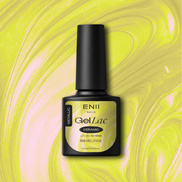 Gel lak Ceramic 150 Melange - gelový lak bez HEMA, 10 ml