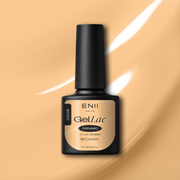 Gel lak Ceramic 151 Canary - gelový lak bez HEMA, 10 ml