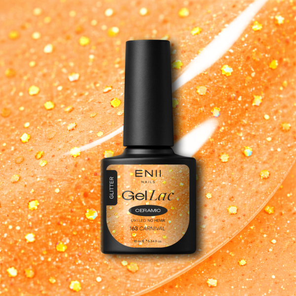 Gel lak Ceramic 163 Carnival - gelový lak bez HEMA, 10 ml