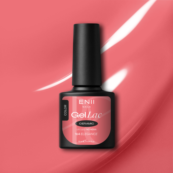 Gel lak Ceramic 164 Elegance - gelový lak bez HEMA, 10 ml