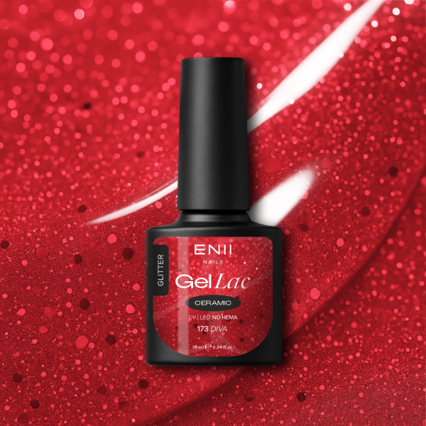 Gel lak Ceramic 173 Diva - gelový lak bez HEMA, 10 ml