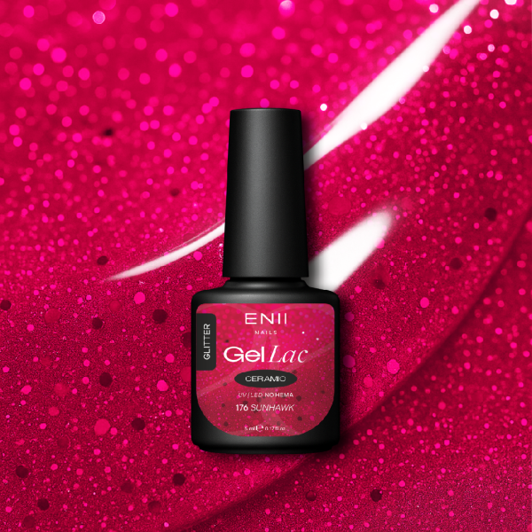 Gel lak Ceramic 176 Sunhawk - gelový lak bez HEMA, 5 ml