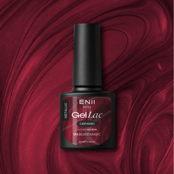 Gel lak Ceramic 183 Blood Magic - gelový lak bez HEMA, 10 ml