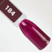 Gel lak Ceramic 184 Noir Merlot - gelový lak bez HEMA, 10 ml
