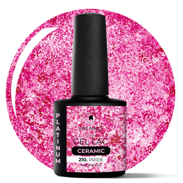Gel lak Ceramic 210 Pride - gelový lak bez HEMA, 10 ml