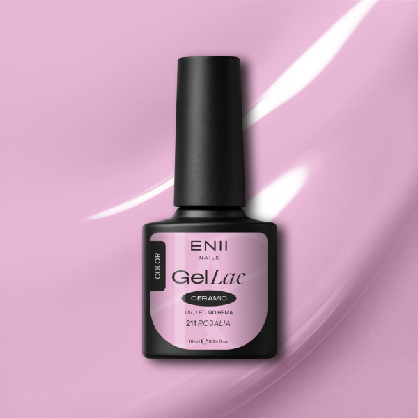 Gel lak Ceramic 211 Rosalia - gelový lak bez HEMA, 10 ml