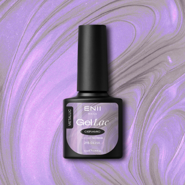Gel lak Ceramic 215 Silvia - gelový lak bez HEMA, 10 ml