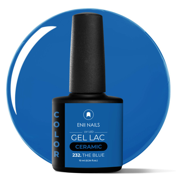 Gel lak Ceramic 232 The Blue - gelový lak bez HEMA, 10 ml